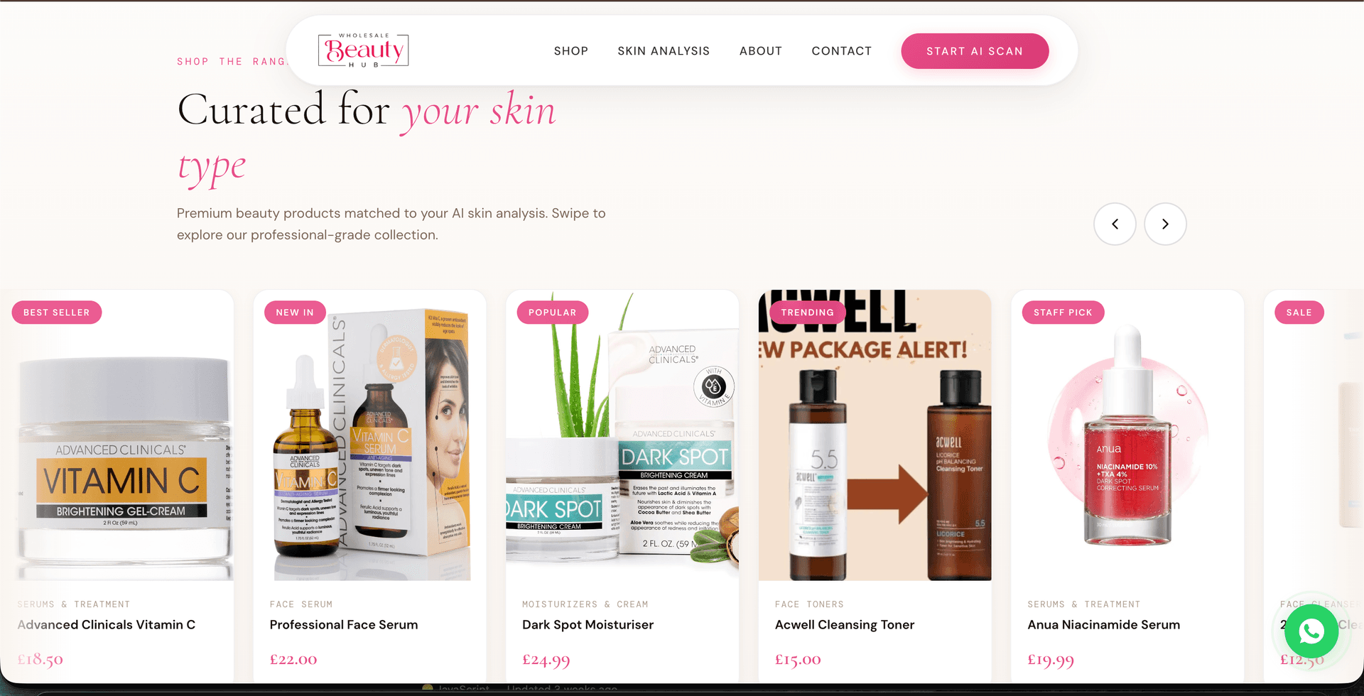 WBH Web screenshot 2